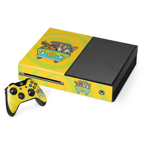 Scooby Doo Mystery Machine Van Xbox One Console and Controller Bundle Skin
