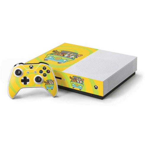 Scooby Doo Mystery Machine Van Xbox One S Console and Controller Bundle Skin