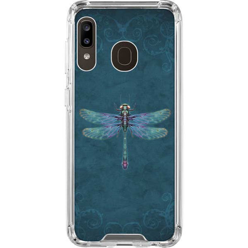 Brigid Ashwood Mystical Dragonfly Galaxy A30 Clear Case