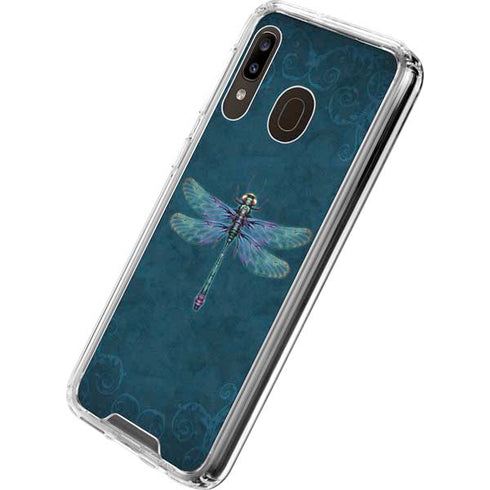Brigid Ashwood Mystical Dragonfly Galaxy A30 Clear Case