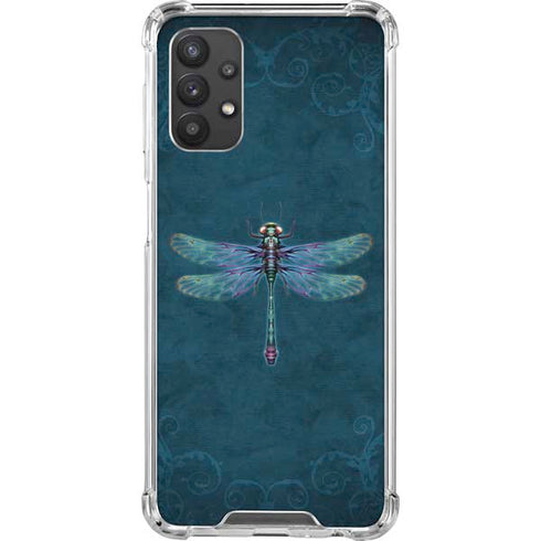 Brigid Ashwood Mystical Dragonfly Galaxy A32 5G Clear Case