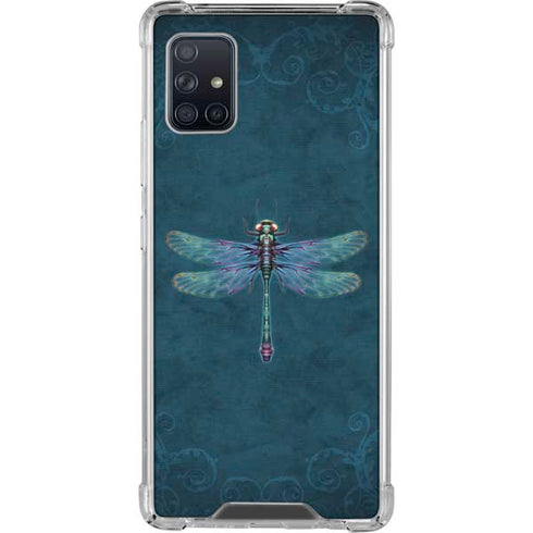 Brigid Ashwood Mystical Dragonfly Galaxy A51 5G Clear Case