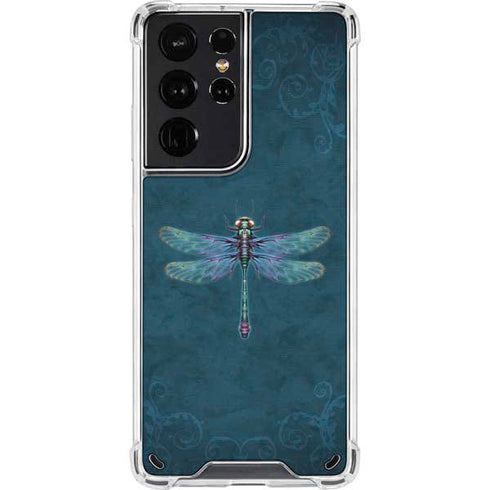 Brigid Ashwood Mystical Dragonfly Galaxy S21 Ultra 5G Clear Case