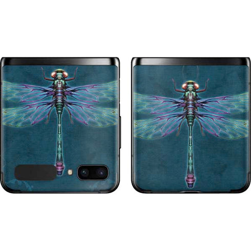 Brigid Ashwood Mystical Dragonfly Galaxy Z Flip Skin