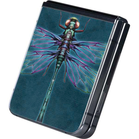 Mystical Dragonfly by Brigid Ashwood Galaxy Z Flip5 5G Skin