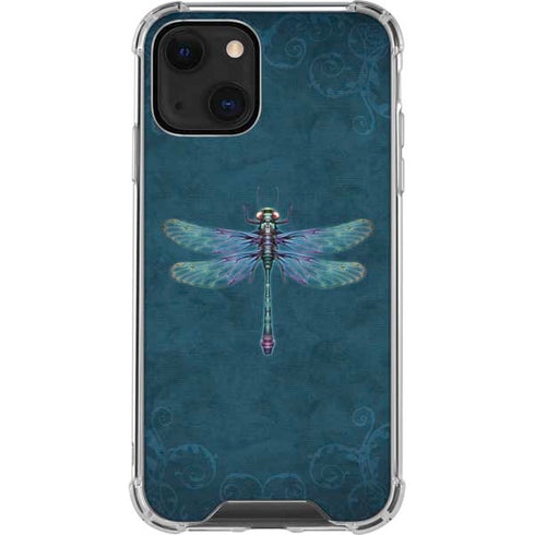 Brigid Ashwood Mystical Dragonfly iPhone 14 Plus Clear Case