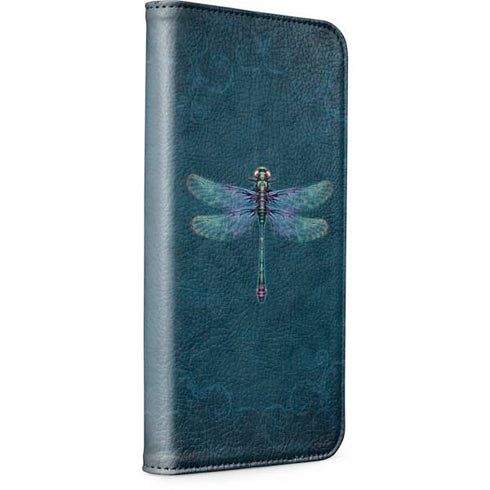 Mystical Dragonfly by Brigid Ashwood iPhone 15 Pro Folio Case