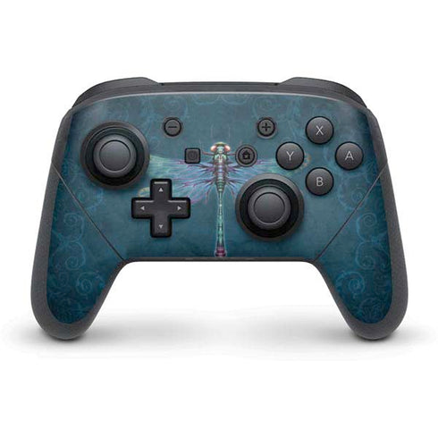 Brigid Ashwood Mystical Dragonfly Nintendo Switch Pro Controller Skin