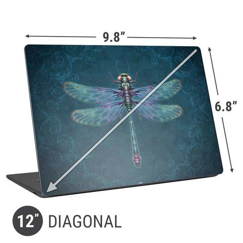Brigid Ashwood Mystical Dragonfly Universal Laptop 12in (9.8 x 6.8in) Skin