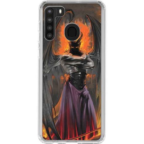 LA Williams Mythical Creature Galaxy A21 Clear Case