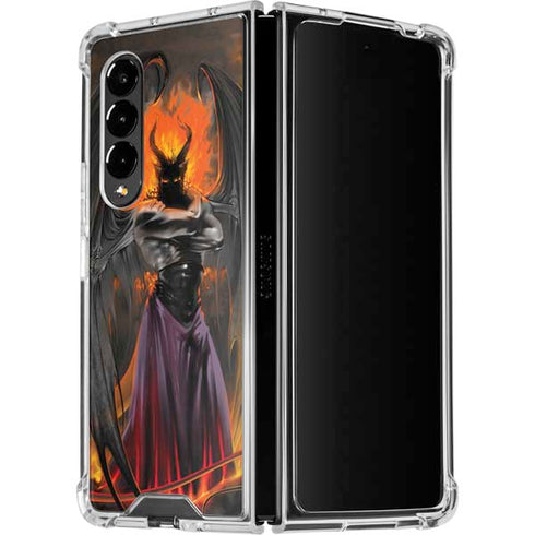 LA Williams Mythical Creature Galaxy Z Fold4 5G Clear Case