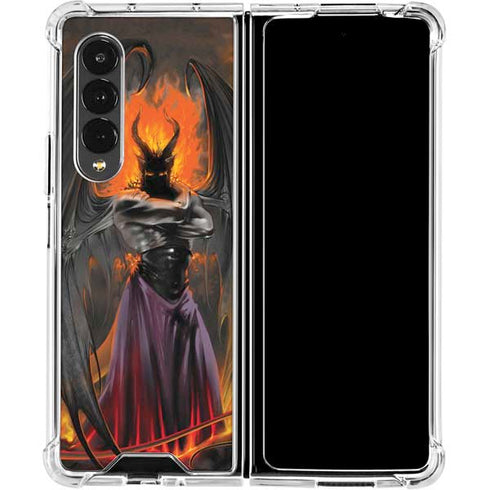 LA Williams Mythical Creature Galaxy Z Fold4 5G Clear Case