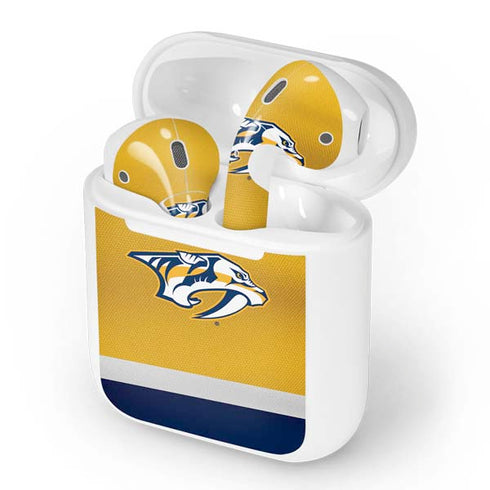 NHL Nashville Predators Alternate Jersey Apple AirPods Skin