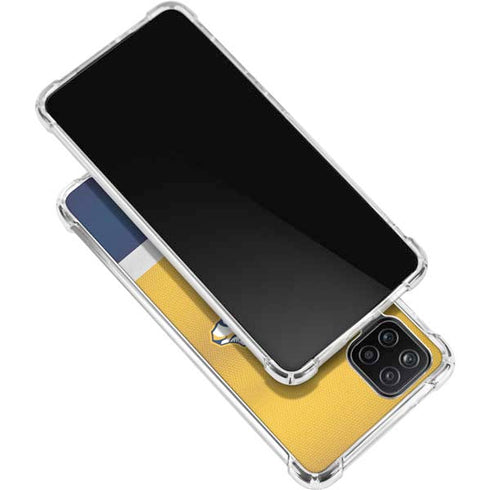 NHL Nashville Predators Alternate Jersey Galaxy A12 Clear Case