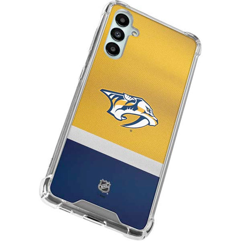 NHL Nashville Predators Alternate Jersey Galaxy A15 5G Clear Case