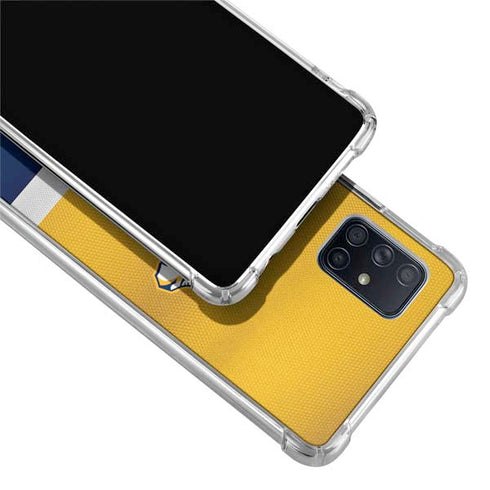 NHL Nashville Predators Alternate Jersey Galaxy A71 5G Clear Case