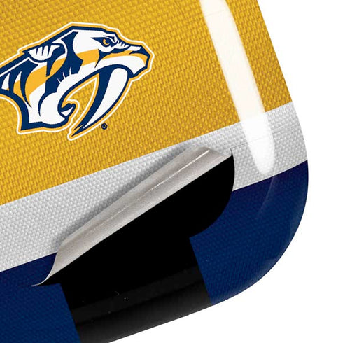NHL Nashville Predators Alternate Jersey Galaxy Buds Pro Skin