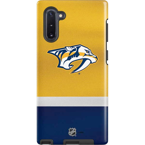 NHL Nashville Predators Alternate Jersey Galaxy Note 10 Pro Case
