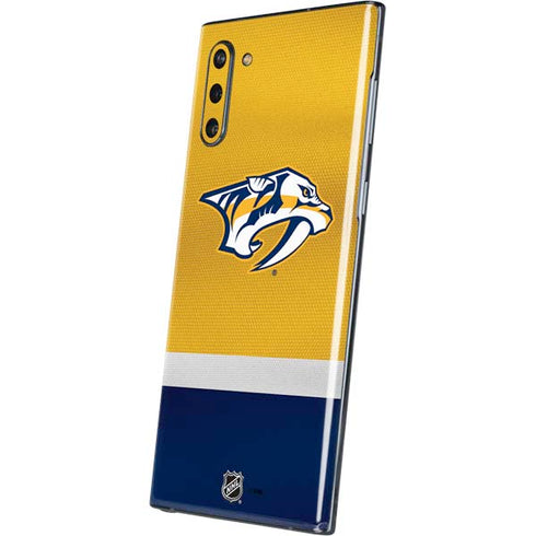 NHL Nashville Predators Alternate Jersey Galaxy Note 10 Skin
