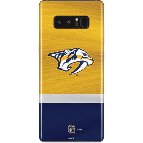 NHL Nashville Predators Alternate Jersey Galaxy Note 8 Skin