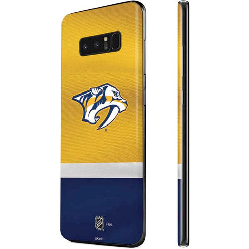 NHL Nashville Predators Alternate Jersey Galaxy Note 8 Skin