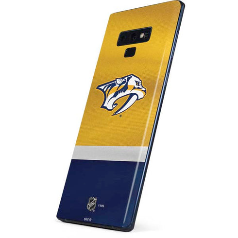 NHL Nashville Predators Alternate Jersey Galaxy Note 9 Skin