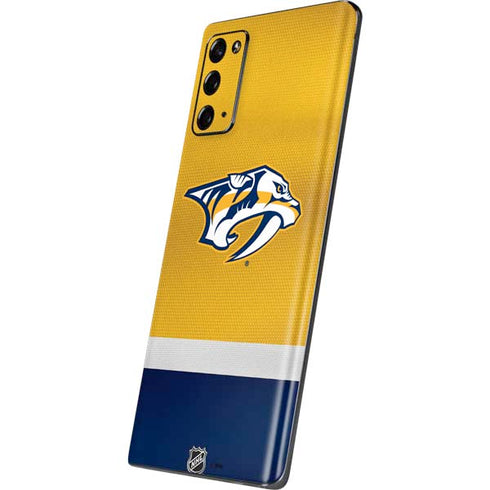 NHL Nashville Predators Alternate Jersey Galaxy Note20 5G Skin