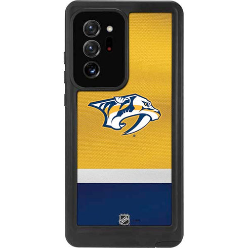 NHL Nashville Predators Alternate Jersey Galaxy Note20 Ultra 5G Waterproof Case