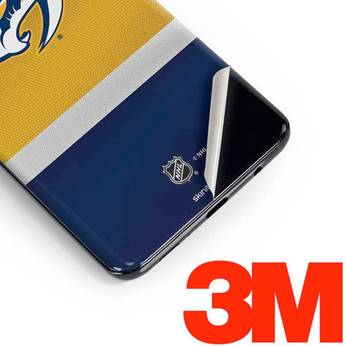 NHL Nashville Predators Alternate Jersey Galaxy S10 Plus Skin