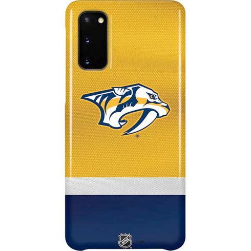 NHL Nashville Predators Alternate Jersey Galaxy S20 Lite Case