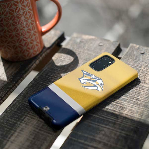 NHL Nashville Predators Alternate Jersey Galaxy S20 Plus Pro Case
