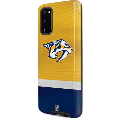 NHL Nashville Predators Alternate Jersey Galaxy S20 Pro Case