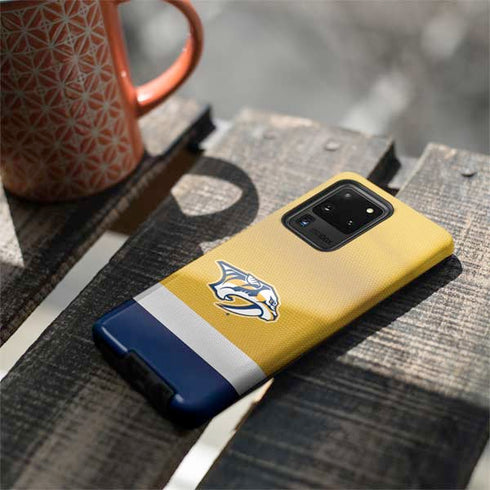 NHL Nashville Predators Alternate Jersey Galaxy S20 Ultra 5G Pro Case