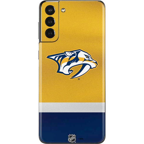 NHL Nashville Predators Alternate Jersey Galaxy S21 Plus 5G Skin