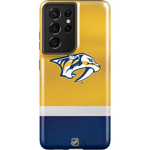 NHL Nashville Predators Alternate Jersey Galaxy S21 Ultra 5G Pro Case