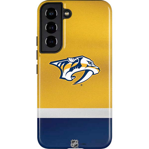 NHL Nashville Predators Alternate Jersey Galaxy S22 Pro Case
