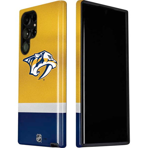 NHL Nashville Predators Alternate Jersey Galaxy S22 Ultra Pro Case