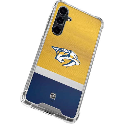NHL Nashville Predators Alternate Jersey Galaxy S23 FE Clear Case