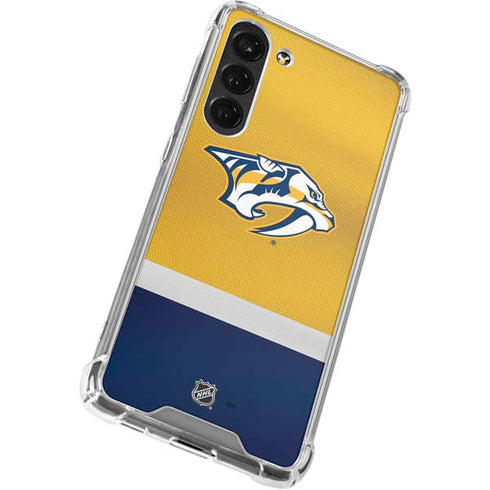 NHL Nashville Predators Alternate Jersey Galaxy S23 Plus Clear Case