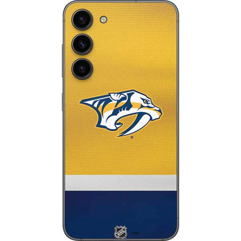 NHL Nashville Predators Alternate Jersey Galaxy S23 Plus Skin