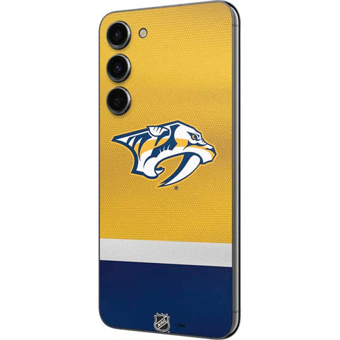 NHL Nashville Predators Alternate Jersey Galaxy S23 Plus Skin