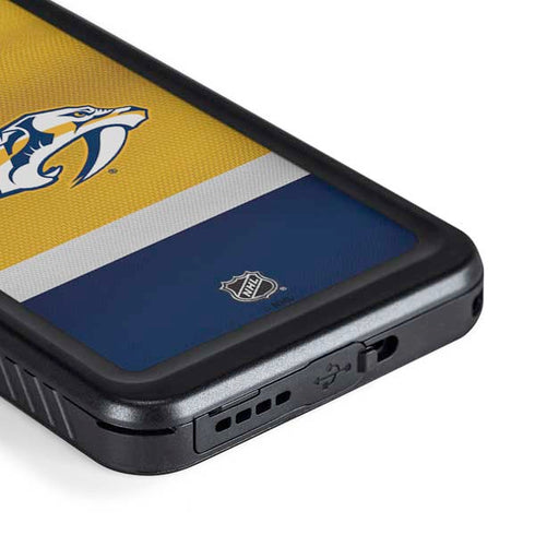 NHL Nashville Predators Alternate Jersey Galaxy S23 Plus Waterproof Case