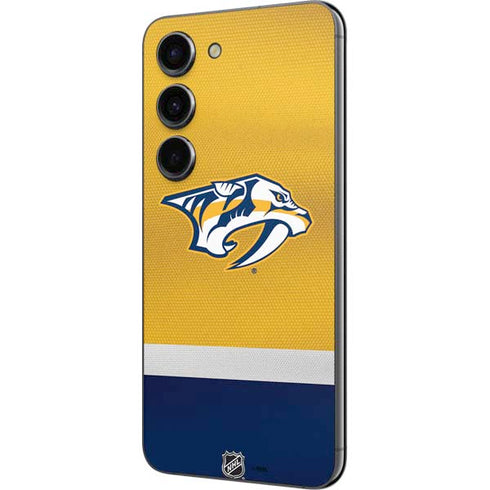 NHL Nashville Predators Alternate Jersey Galaxy S23 Skin