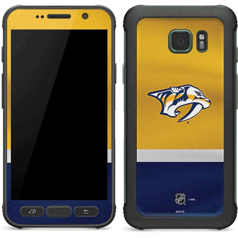NHL Nashville Predators Alternate Jersey Galaxy S7 Active Skin