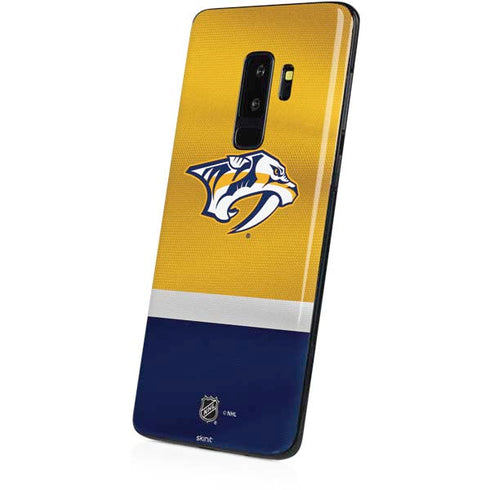 NHL Nashville Predators Alternate Jersey Galaxy S9 Plus Skin