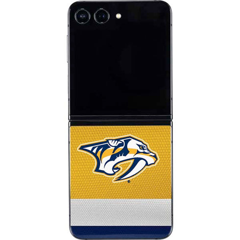 NHL Nashville Predators Alternate Jersey Galaxy Z Flip5 5G Skin