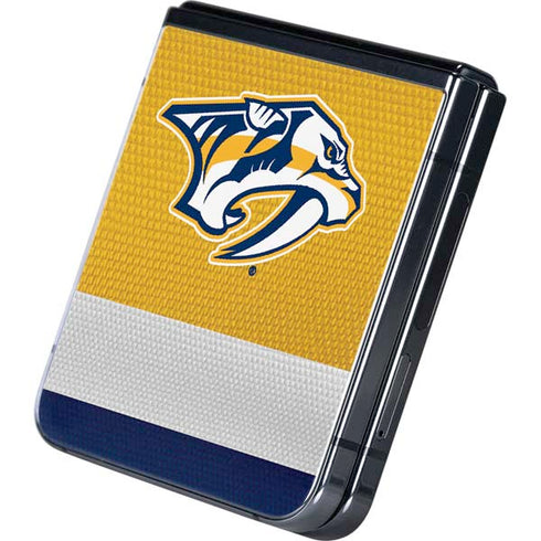 NHL Nashville Predators Alternate Jersey Galaxy Z Flip5 5G Skin