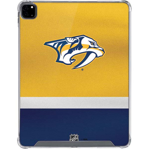 NHL Nashville Predators Alternate Jersey iPad Pro 12.9in (2020) Clear Case