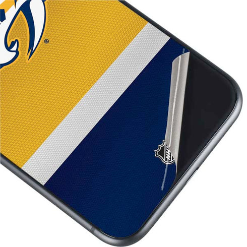 NHL Nashville Predators Alternate Jersey iPhone 11 Skin