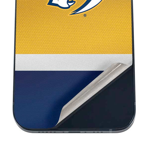 NHL Nashville Predators Alternate Jersey iPhone 12 Mini Skin